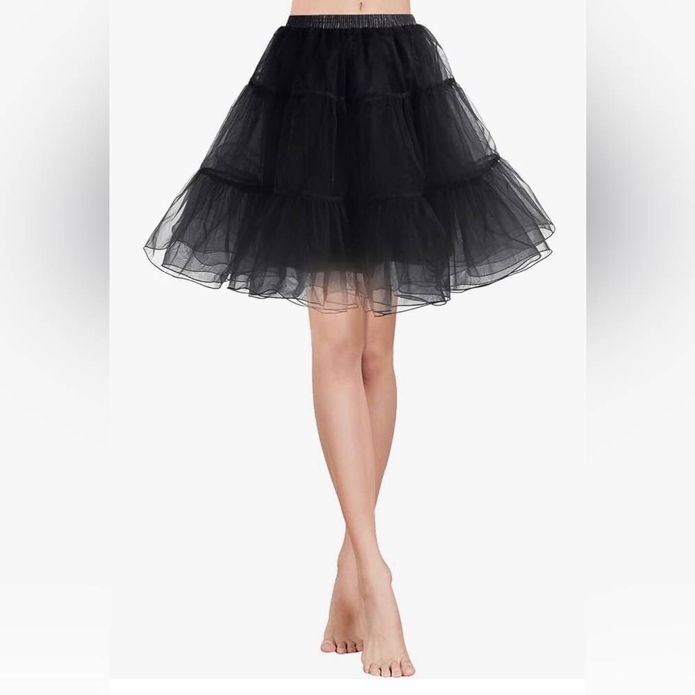 Cancan slip, layered crinoline petticoat. Size L